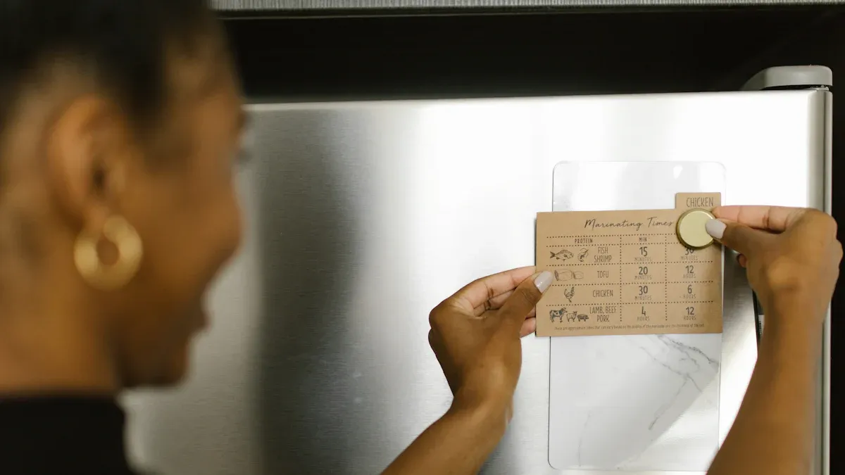 Shelving Solutions Magnetic Tags Compared to Adhesive Tags